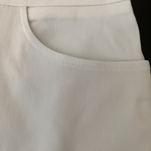 Floor Dropped Hilary Radley Womens Super Stretch Skort Skirt Tan White XXL - Picture 5 of 5